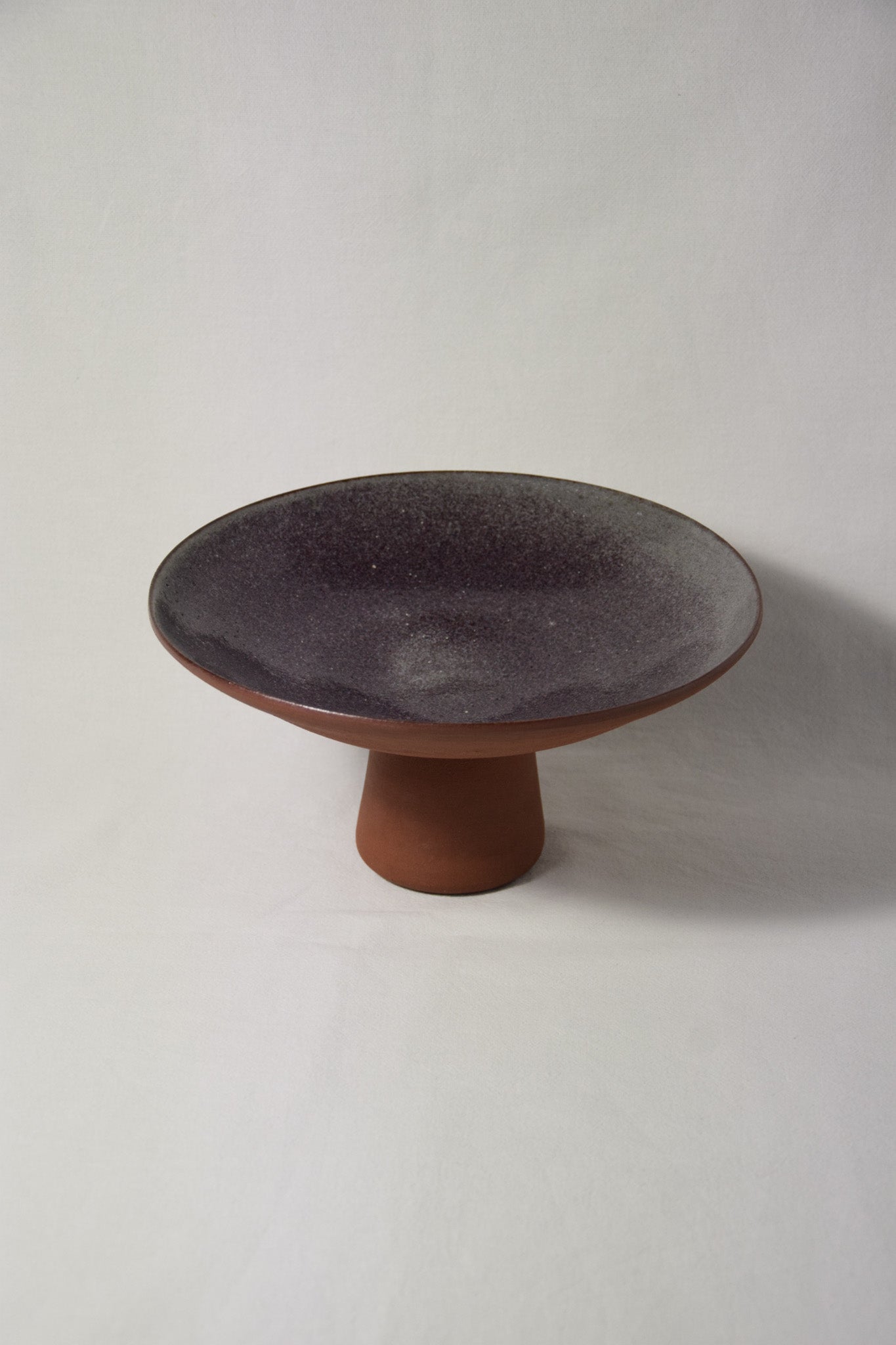 Piedra Podestschale | Vulkanasche auf rotem Ton | Mittel