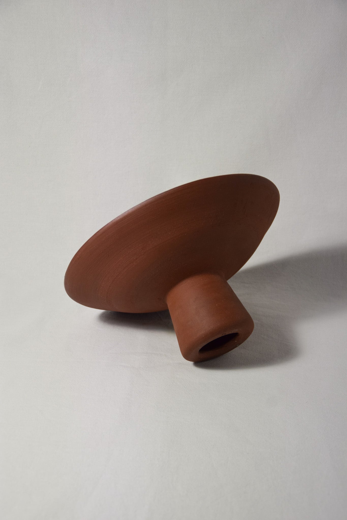 Piedra Podestschale | Vulkanasche auf rotem Ton | Mittel