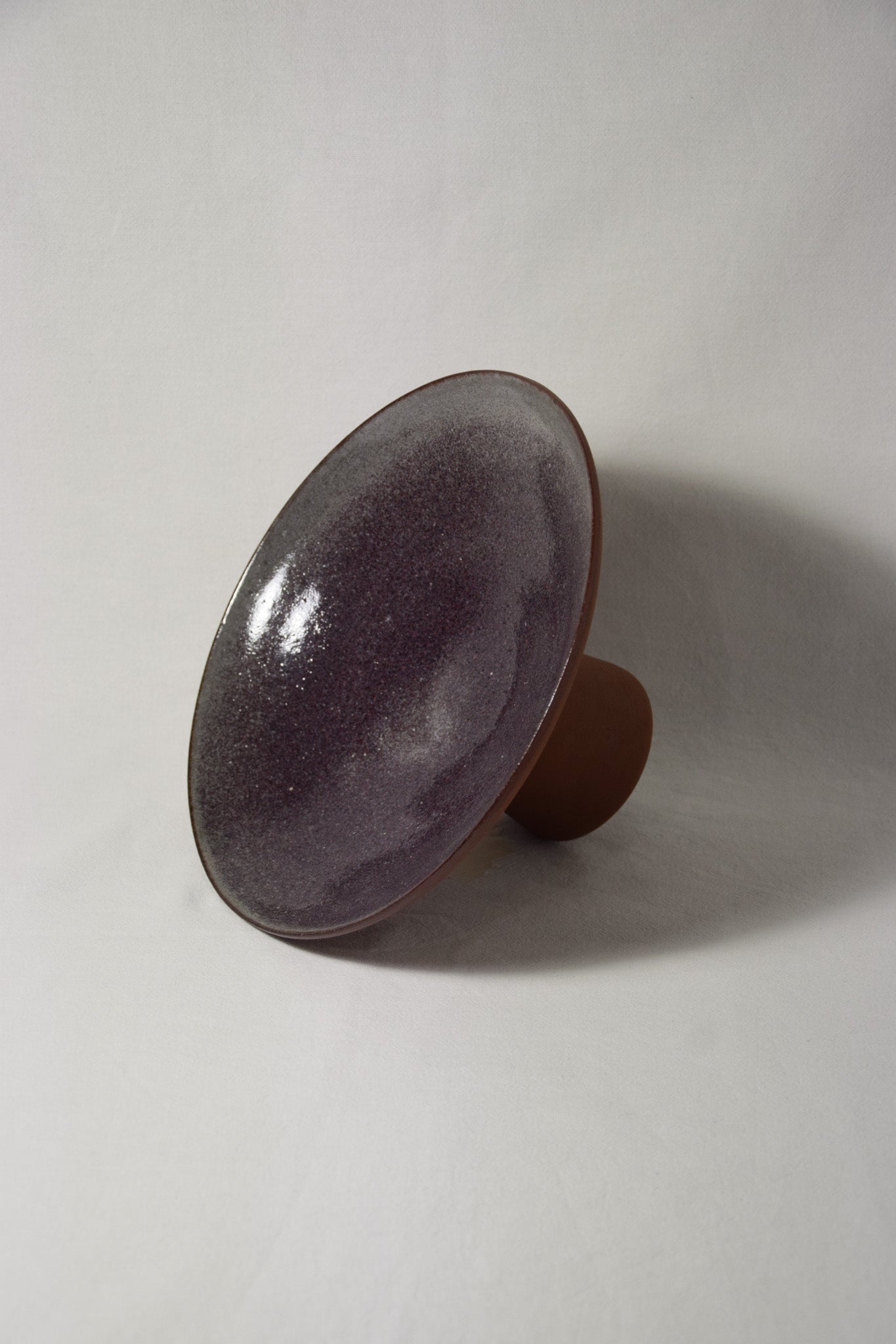 Piedra Podestschale | Vulkanasche auf rotem Ton | Mittel